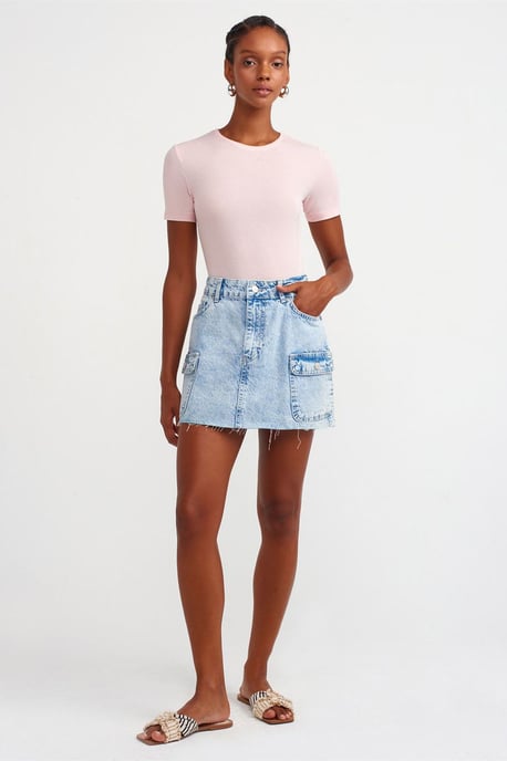 Dames Slim Fit Ronde Hals T-Shirt - Image 3