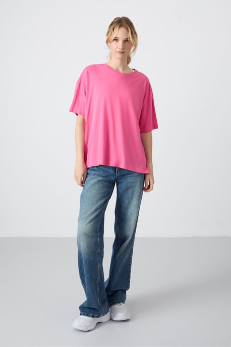 Oversized Katoen-Modal Coltrui T-Shirt - Image 2