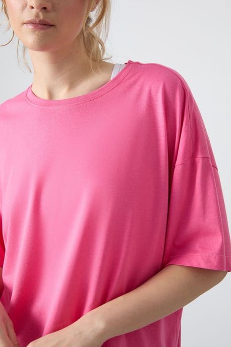 Oversized Katoen-Modal Coltrui T-Shirt - Image 3
