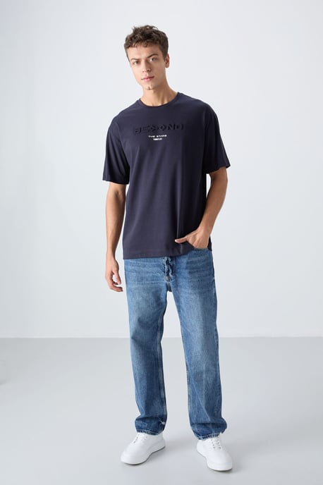 Överdimensionerad T-Shirt i bomull-polyester med logga - Image 2