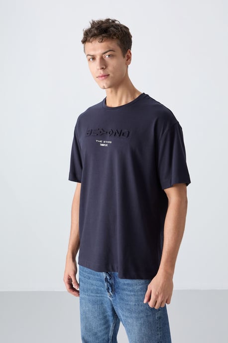 Överdimensionerad T-Shirt i bomull-polyester med logga - Image 4