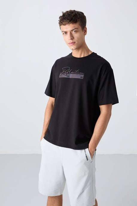 Oversized Printed Cotton-Blend T-Shirt - Image 4