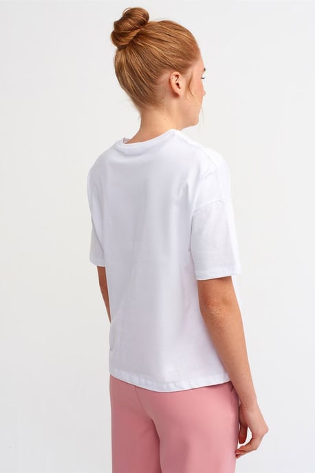 Women's Cotton Crew Neck T-Shirt - Image 3