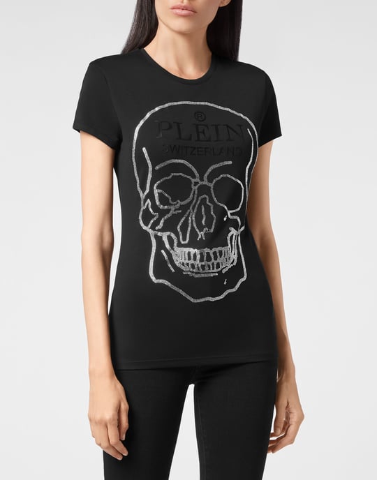 T-Shirt Rund Hals Skull - Image 2