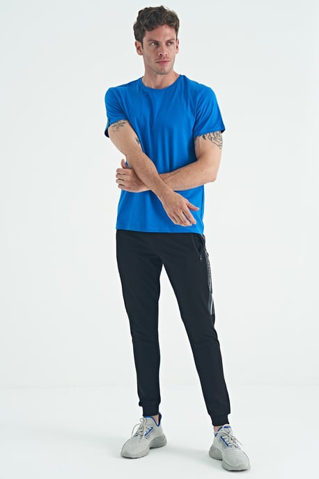 Men's Cotton Elastane Crew Neck T-Shirt - Image 3