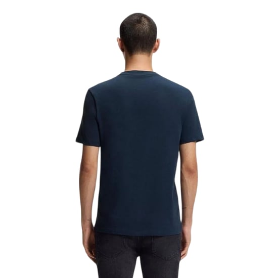 Hugo Heren borst Logo Regular T-Shirt (Donkerblauw) - Image 2