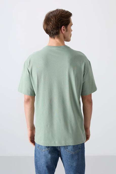 Overlookende Gedrukte Logo Crew Neck T-Shirt - Image 5