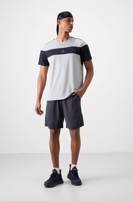 Men's Color Block Crew Neck T-Shirt - Image 3