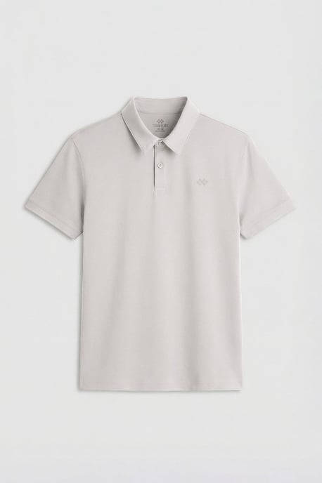 Herrarnas bomullselastan polo t-shirt - Image 1