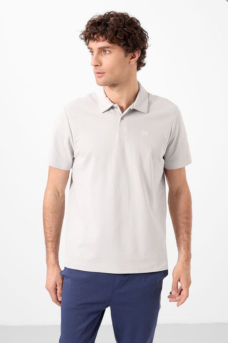 Herrarnas bomullselastan polo t-shirt - Image 5