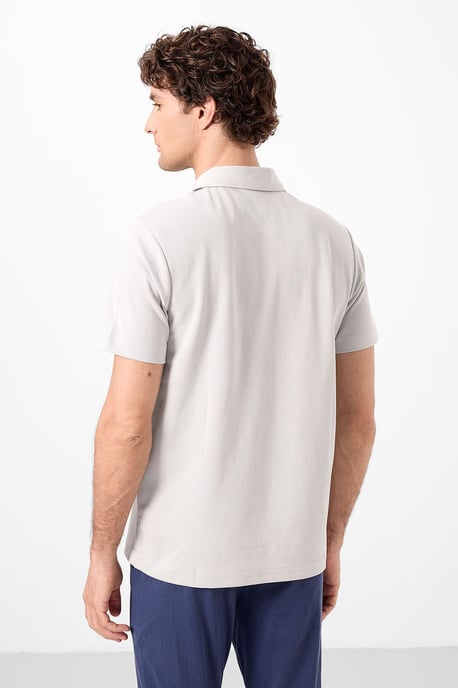 Herrarnas bomullselastan polo t-shirt - Image 6