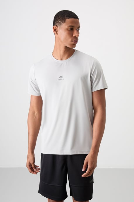 Heren T-shirt met korte mouwen en logo-patch - Image 4