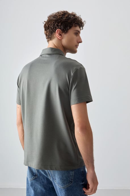 Oversized Polo Kraag T-Shirt - Image 6