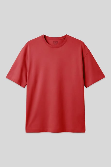 Oversized Katoenen Crew Neck T-Shirt - Image 1