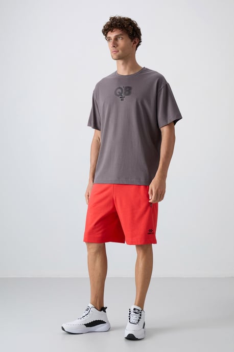 Oversized Bedrukte Logo Crew Neck T-Shirt - Image 2