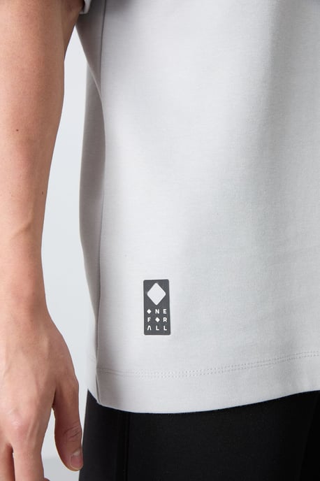 Överdimensionerad T-shirt i bomullsblandning med logotyp - Image 5