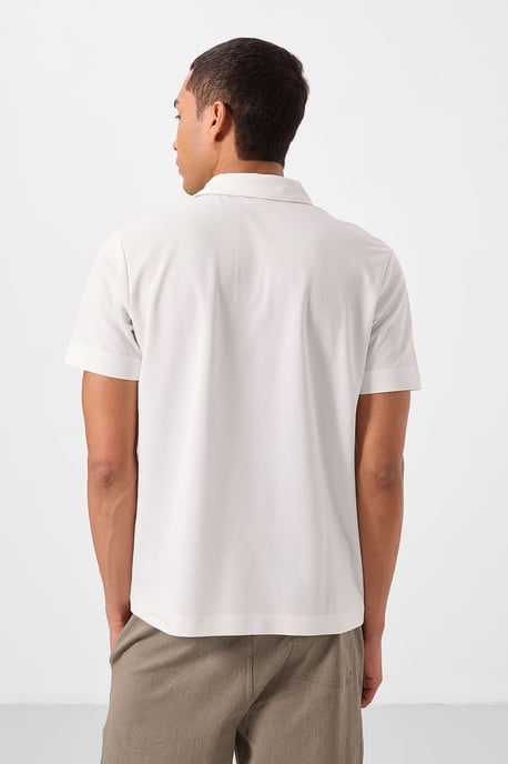 Herrarnas bomullselastan polo t-shirt - Image 6
