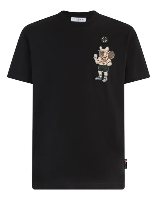 Round Neck T-Shirt New York Tennis Patch - Image 1