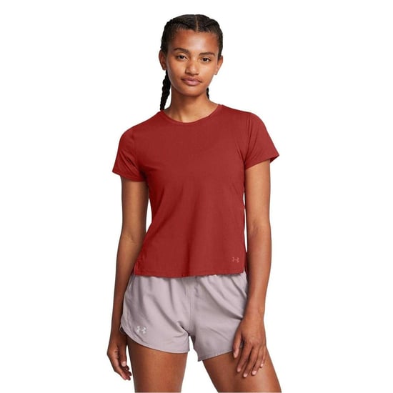 Under Armour Dames Launch Crew Neck Regular T-Shirt (Oranje) - Image 3