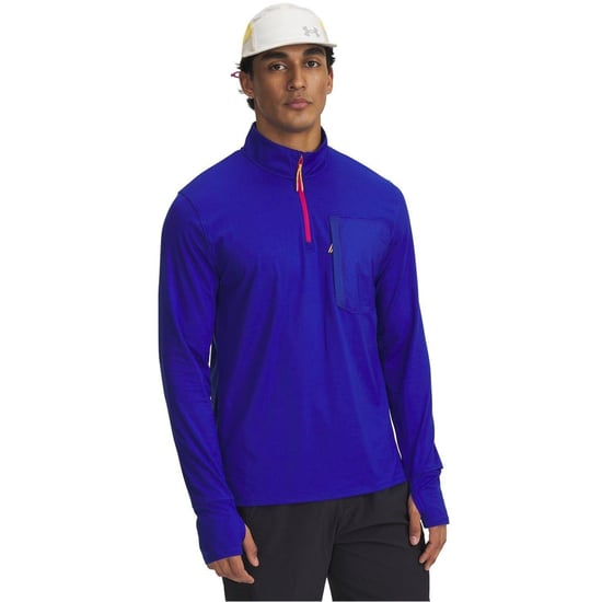 Under Armour Heren Launch Trail T-Shirt (Blauw) - Image 1
