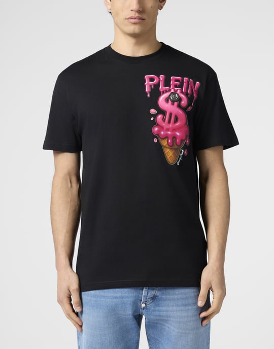 Round Neck T-Shirt Ice Cream Dollar - Image 2