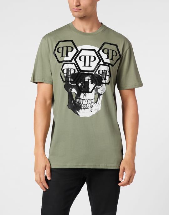 T-Shirt Rund Hals Skull - Image 2