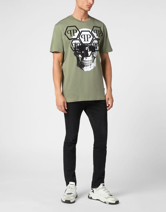 T-Shirt Rund Hals Skull - Image 3