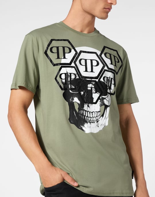T-Shirt Rund Hals Skull - Image 5