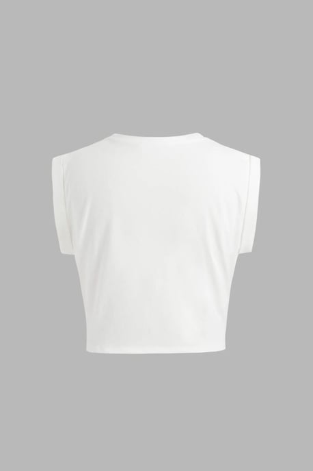 Basic Crew Neck Korta T-shirt - Image 2