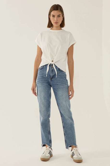 Basic Crew Neck Korta T-shirt - Image 5