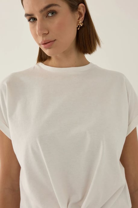 Basic Crew Neck Korta T-shirt - Image 6