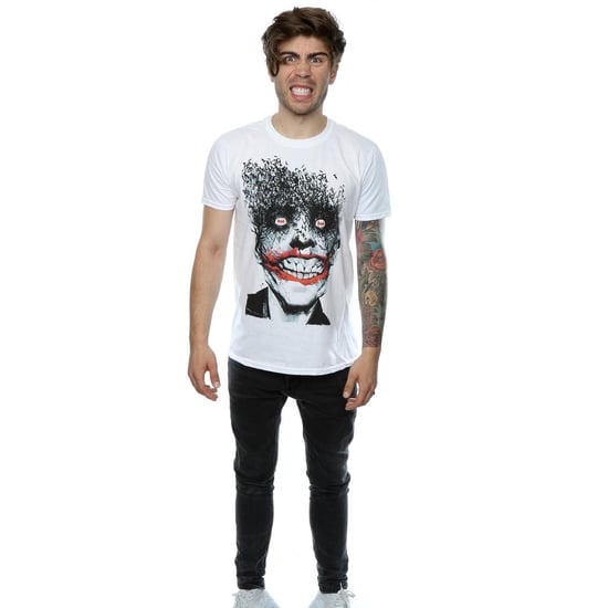 DC Comics Mens Batman The Joker Bats T-Shirt (White) - Image 4