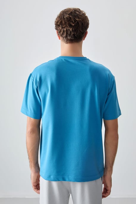 Oversized Katoenmix Crew Neck T-shirt - Image 6