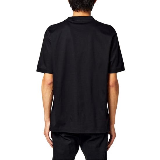 Boss Strak zittend T-shirt voor heren met minimalistisch logo (Zwart) - Image 2
