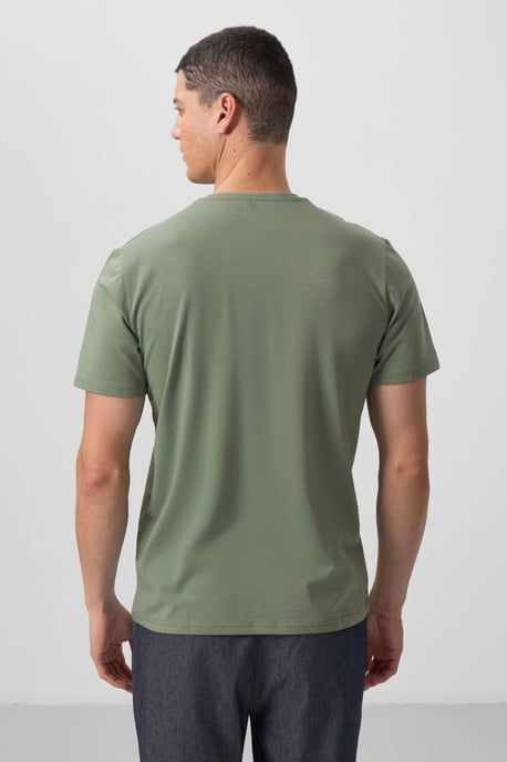 Heren V-hals Korte Mouwen T-Shirt - Image 6