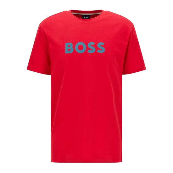 Boss Heren Hbw Logo T-Shirt (Helder rood) - Image 2