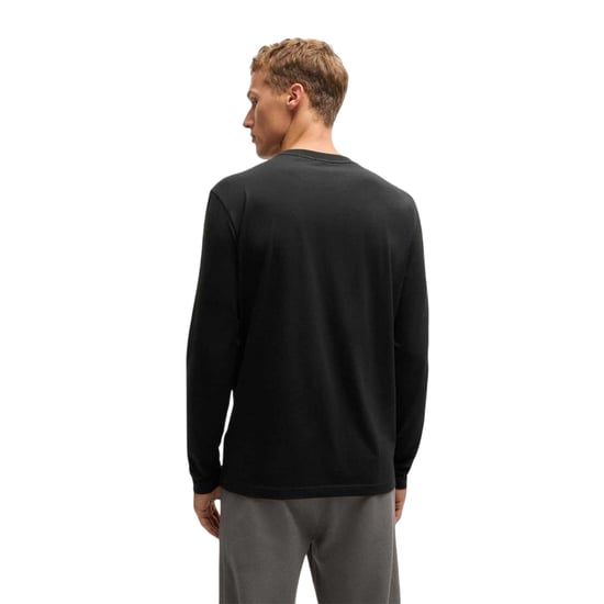 Boss Mens Classic Logo Regular T-Shirt (Svart) - Image 3