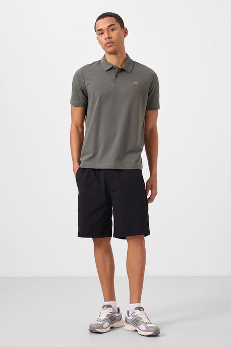 Herrarnas bomullselastan polo t-shirt - Image 2