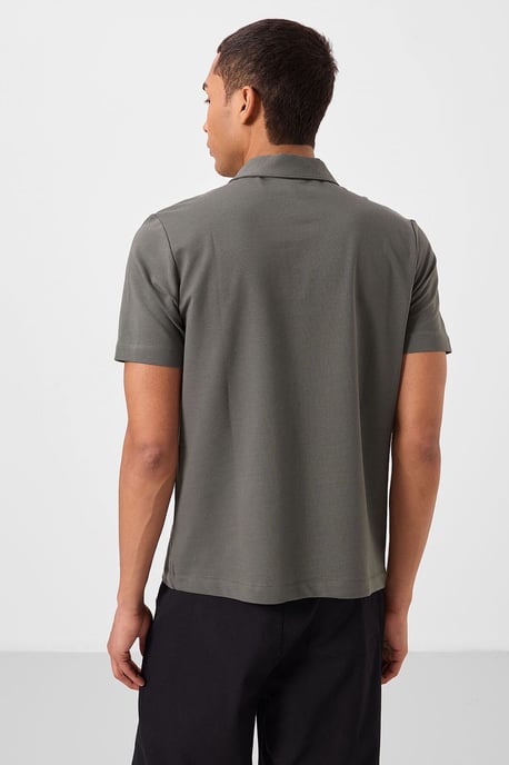 Herrarnas bomullselastan polo t-shirt - Image 6