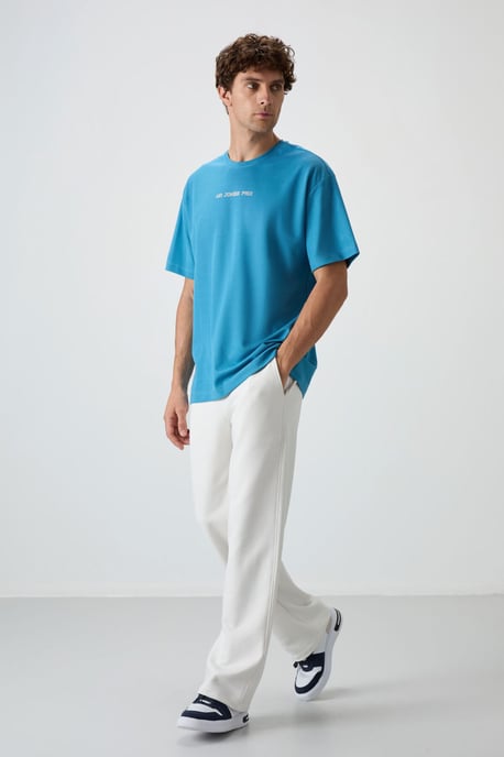 Oversized Printed Crew Neck T-Shirt - Image 3