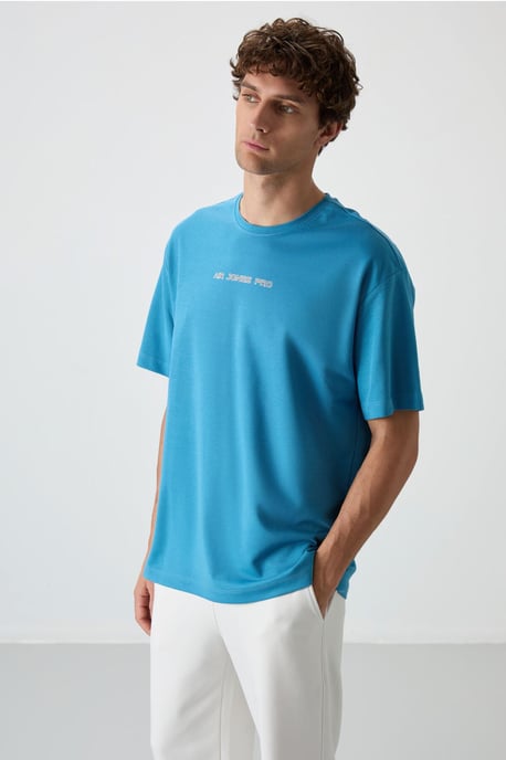 Oversized Printed Crew Neck T-Shirt - Image 4