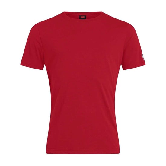 Canterbury T-shirt med broderad logotyp för dam och dam Club (Röd) - Image 1