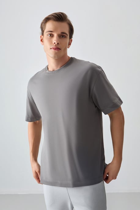 Oversized Katoenen Crew Neck T-Shirt - Image 2
