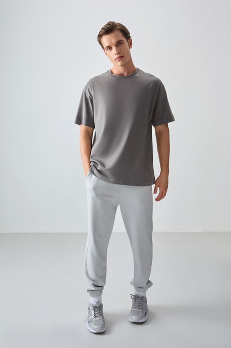 Oversized Katoenen Crew Neck T-Shirt - Image 3