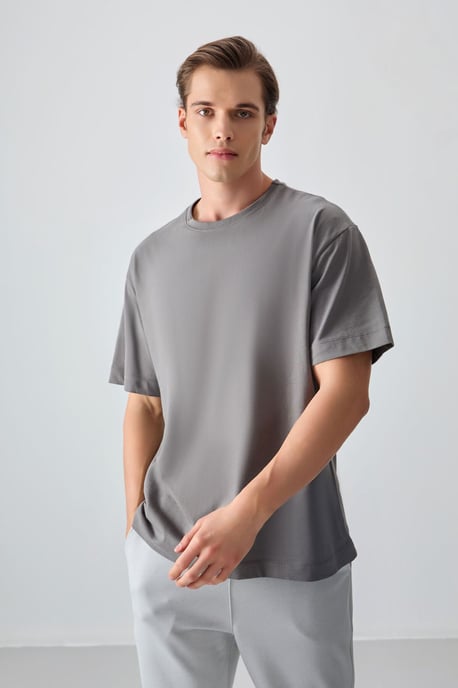 Oversized Katoenen Crew Neck T-Shirt - Image 4