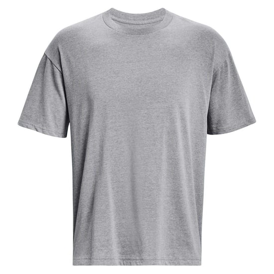 Under Armour Unisex Adult Heavyweight Short-Sleeved T-Shirt (Grey) - Image 2