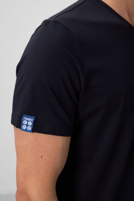 Heren V-hals Korte Mouw T-shirt - Image 4