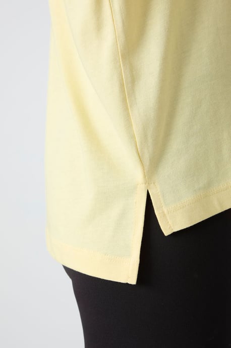 Oversized Katoen-Modal Crew Neck T-Shirt - Image 5