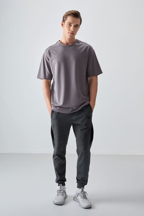 Overmaatse Katoenmix Crew Neck T-Shirt - Image 3