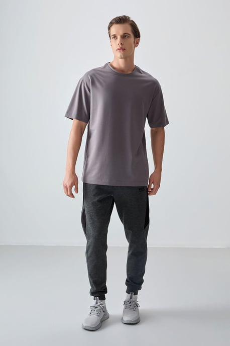Overmaatse Katoenmix Crew Neck T-Shirt - Image 5